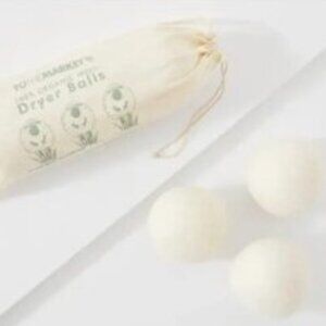 To The Market Dryer 100% Wool Balls New Set of 3